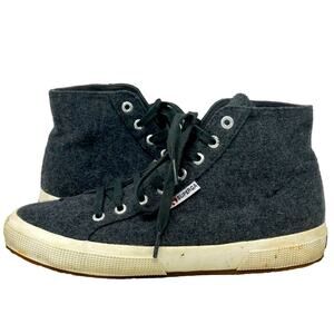 Superga High Top Wool Sneakers